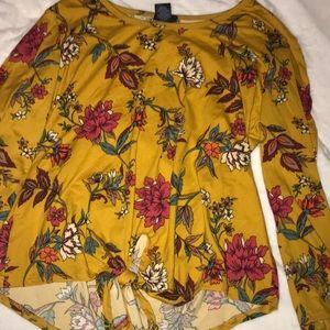 A crop blouse shirt